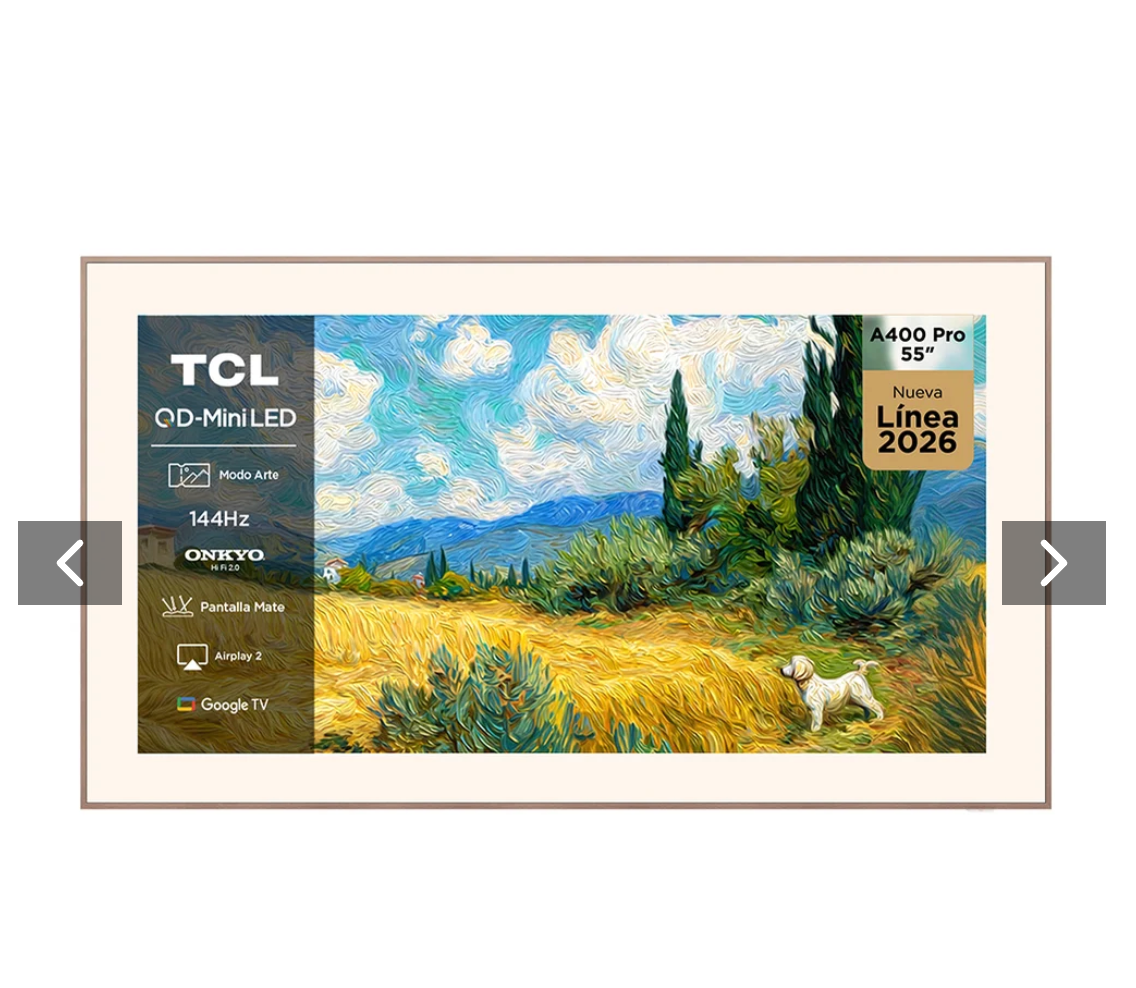 TCL 55" QD-Mini LED ART TV A400 Pro