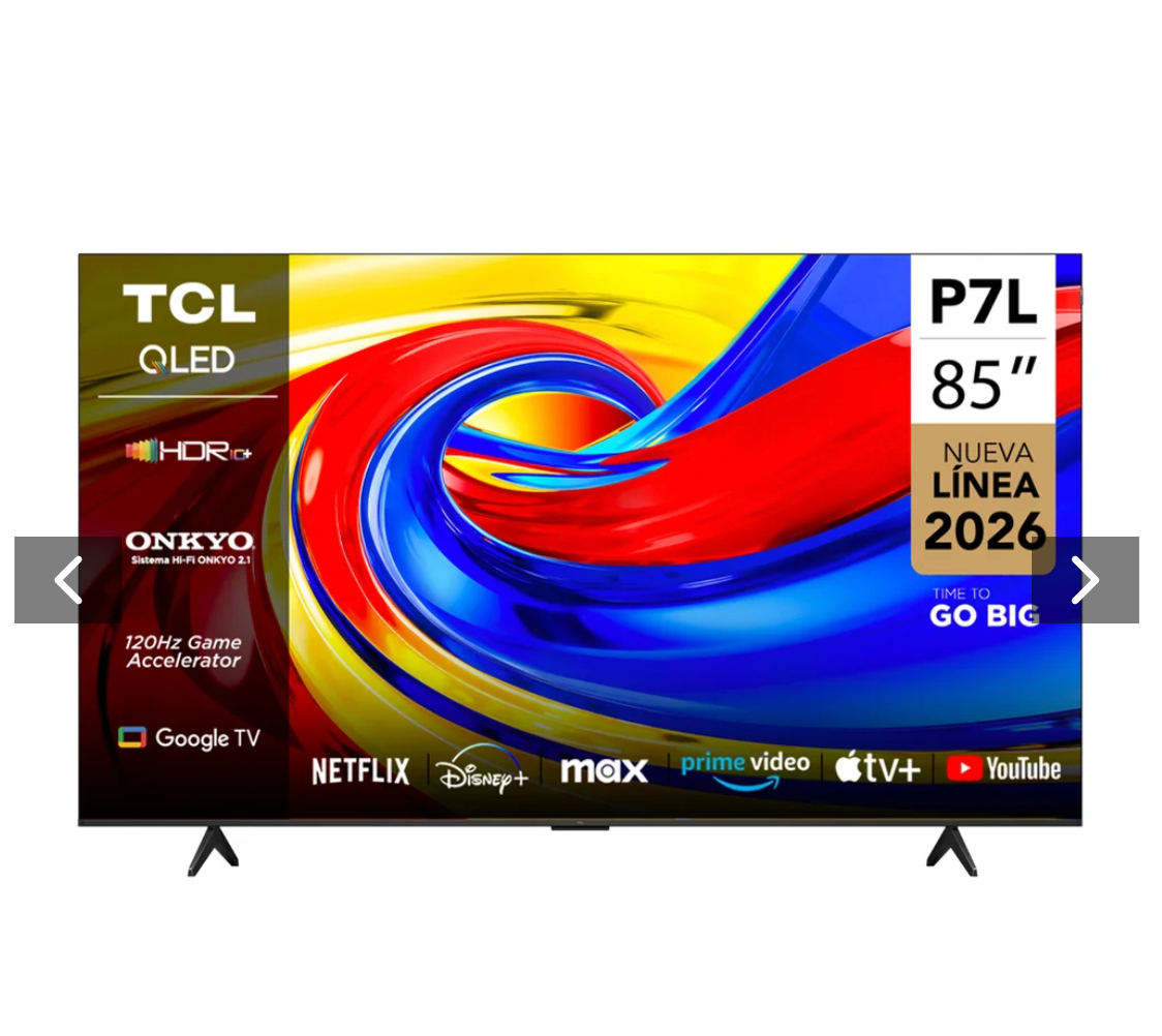 Smart TV TCL 85" QLED UHD 4K P7L
