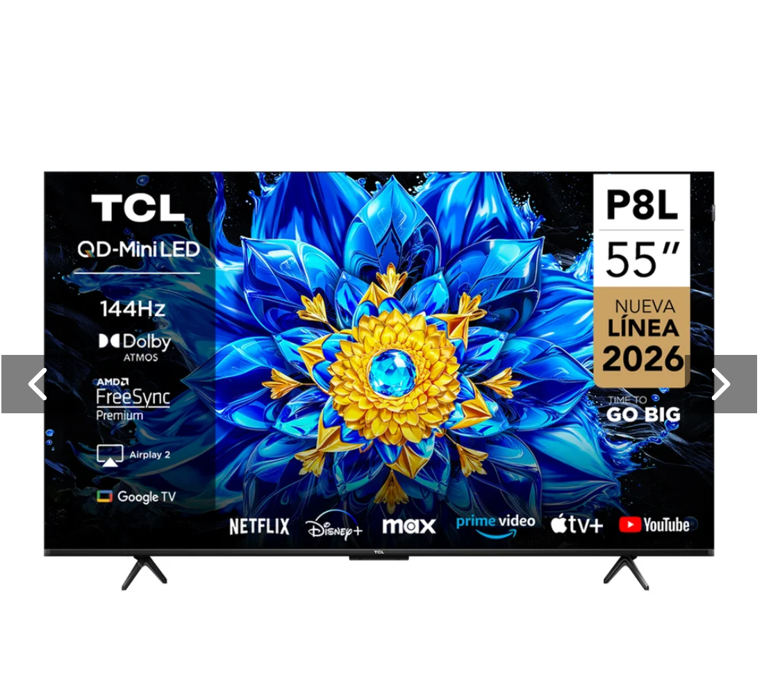 Smart TV TCL 55" QD-Mini LED UHD 4K P8L