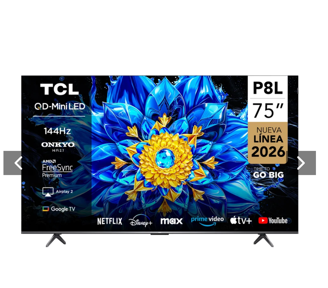Smart TV TCL 75" QD-Mini LED UHD 4K P8L