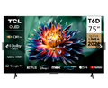 Smart TV TCL 75" QLED UHD 4K T6D