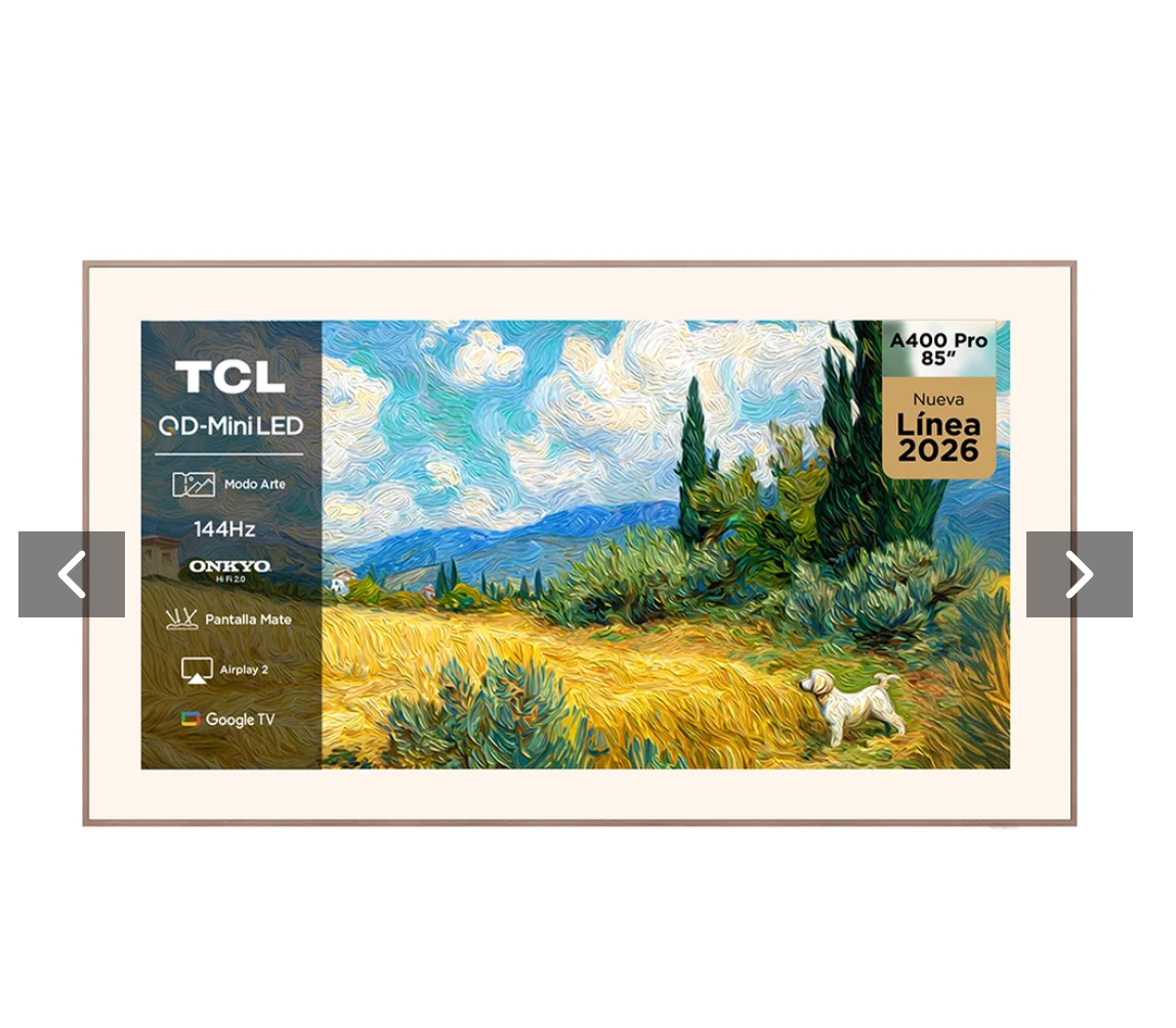 TCL 85" QD-Mini LED ART TV A400 Pro