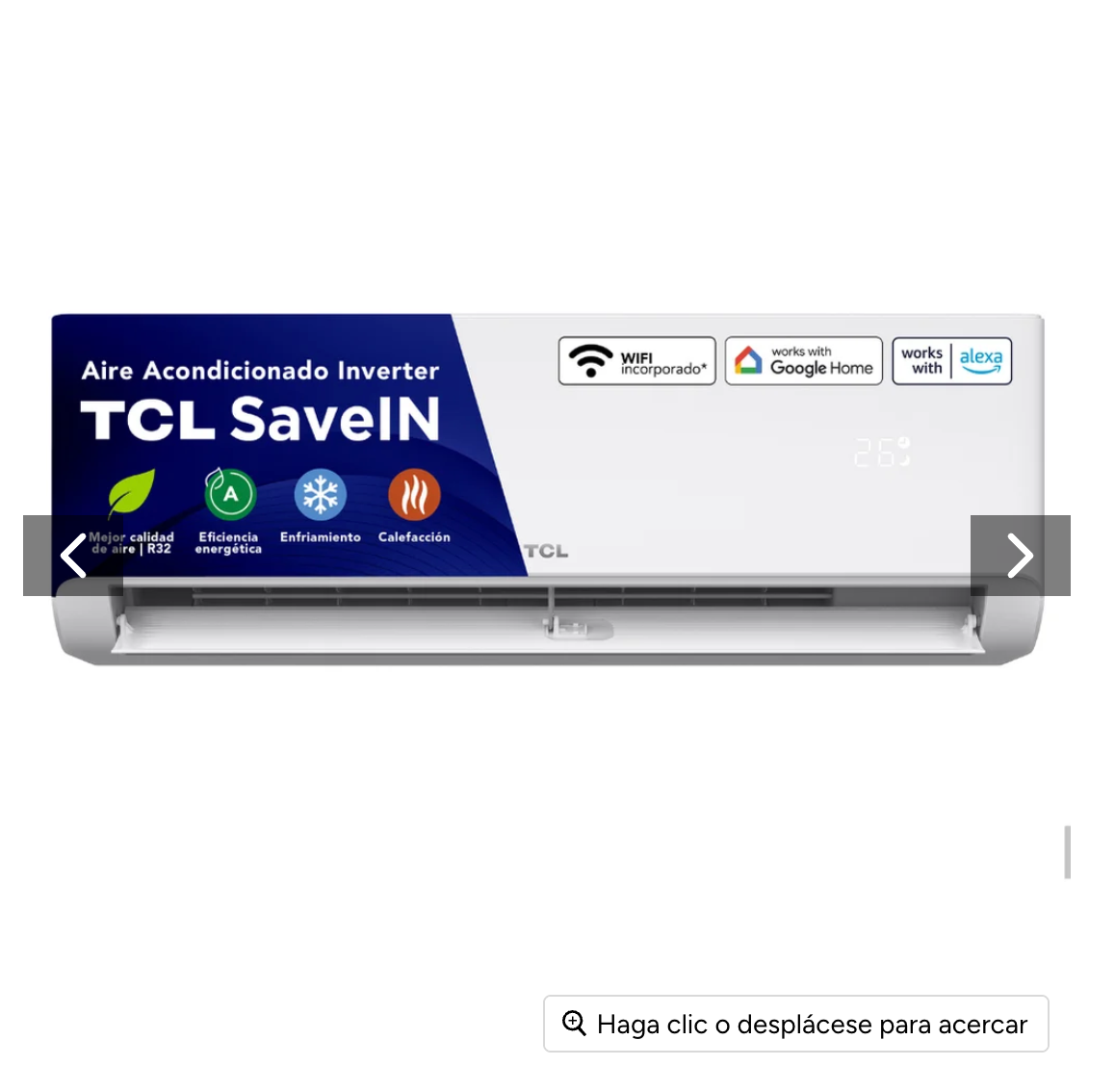 Aire Acondicionado Inverter TCL SaveIN 24000 BTU WIFI