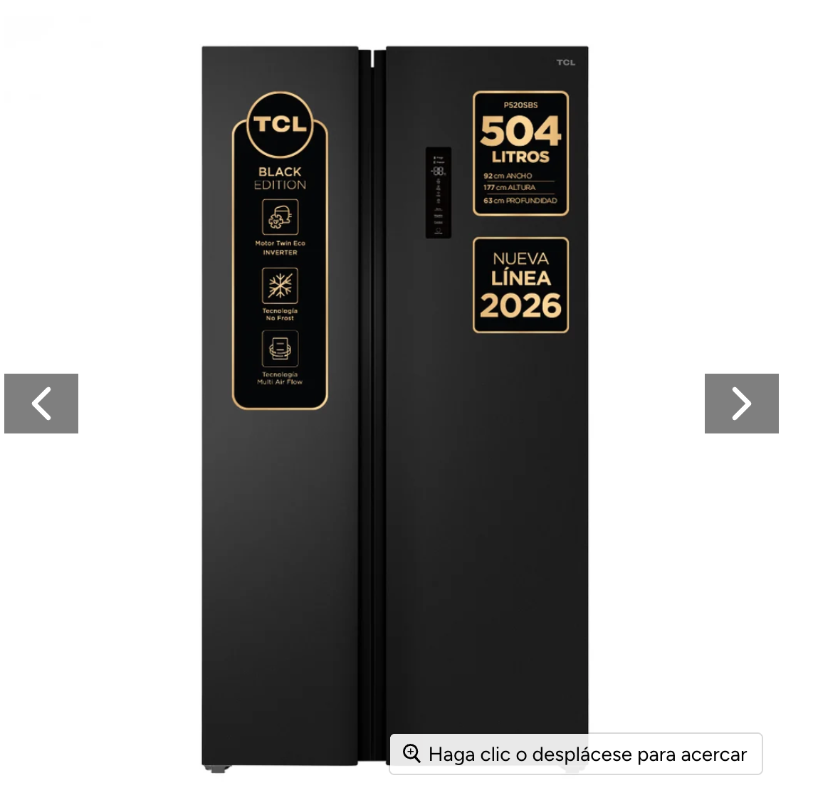 Refrigerador Side By Side No Frost 504L P520SBS