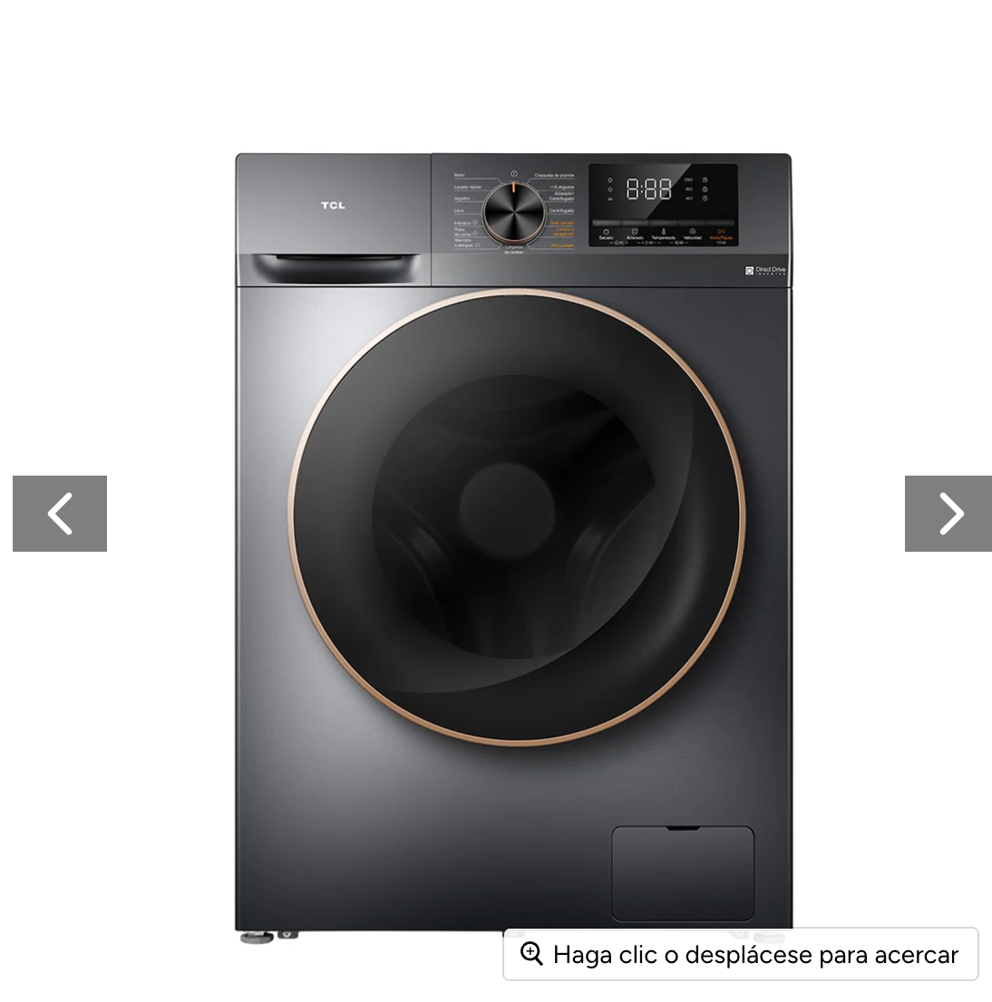 Lavadora Secadora Frontal TCL 10Kg/7Kg C2210WDG